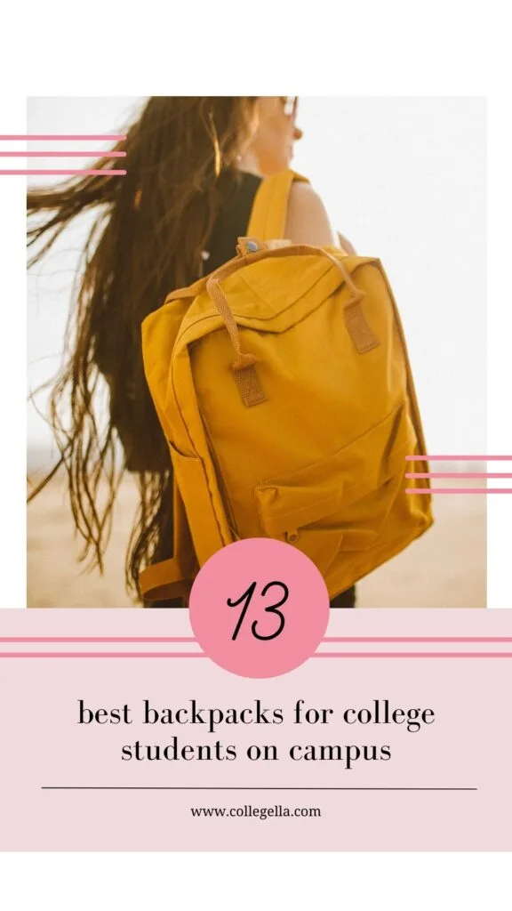 Pin image for best backpacks for college students post